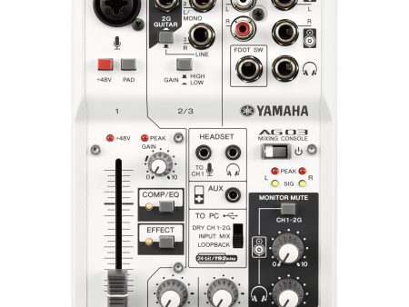 Yamaha AG03 3-Channel Mixer & USB Audio Interface For Cheap