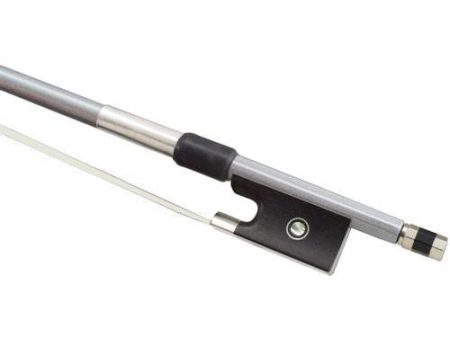 Glassel 4 4 Size Silver Fiberglass Violin Bow Supply