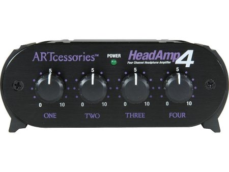 ART HEADAMP4 8-Output (4-Channel) Stereo Headphone Amplifier Supply