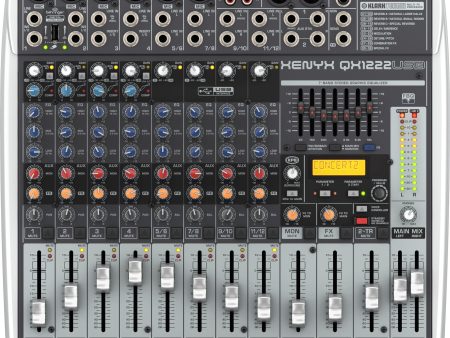 Behringer Xenyx QX1222USB Premium 16-Input Mixer with USB and Effects Cheap