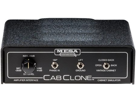 Mesa Boogie CABCLONE Cabinet Simulator Headphone Driver (8 Ohm) Supply