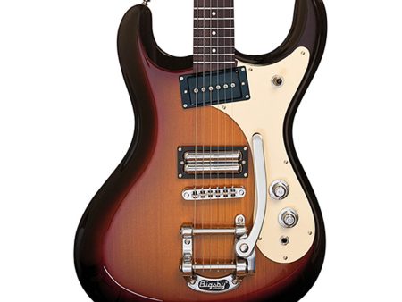 Danelectro  64 MOSRITE-Style Electric Guitar 3-Tone Sunburst on Sale