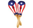 Latin Percussion Puerto Rican Flag Rawhide Maracas Online now