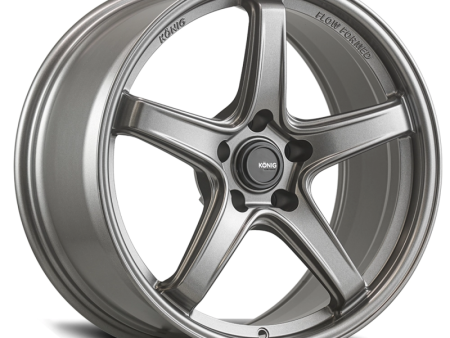 Konig Neoform 18X8.5 5X108 ET42 Matte Grey Flow Formed Online Sale