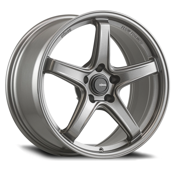 Konig Neoform 18X9.5 5X114.3 ET25 Matte Grey Flow Formed Online now