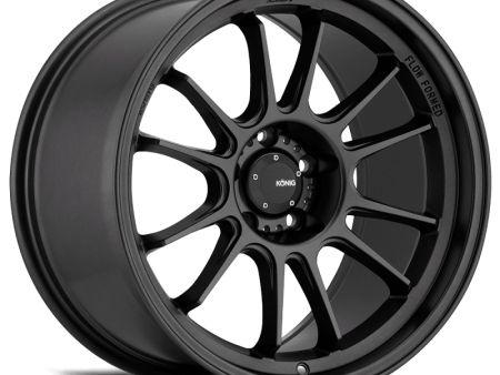 Konig Hypergram 17x8 4X100 ET45 Matte Black Wheel Online